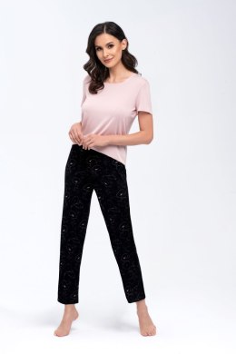 Piżama Koi Beżowo-Czarna Babella