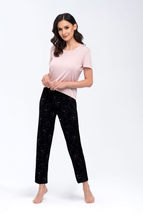 Piżama Koi Beżowo-Czarna Babella