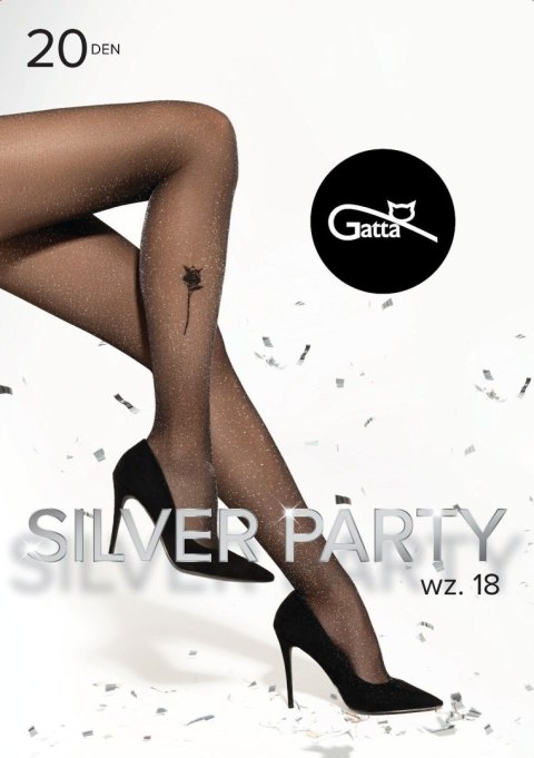 Rajstopy Silver Party wz.18 Gatta