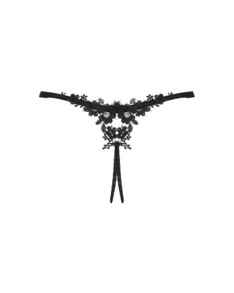 Stringi Celia Noir otwarte Obsessive