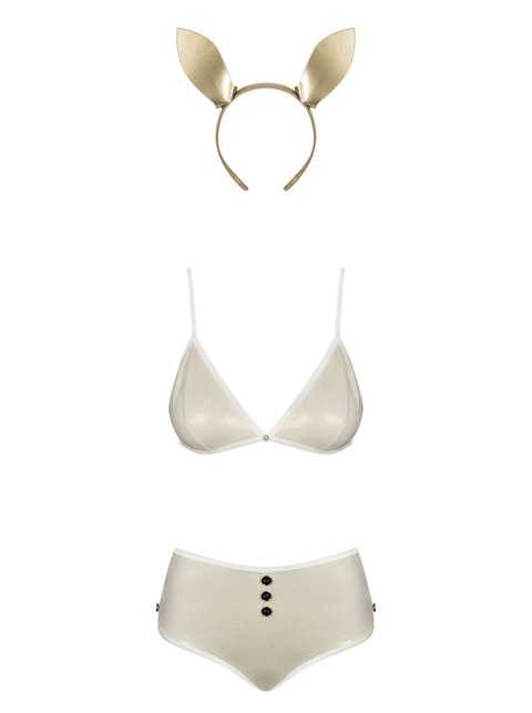 Komplet Neo Goldes Żółty 3-częściowy Obsessive