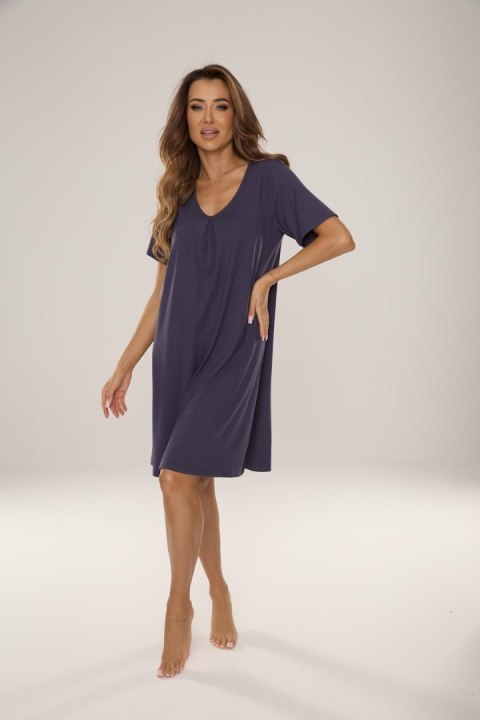 Koszula nocna Dahlia 877 Szara De Lafense