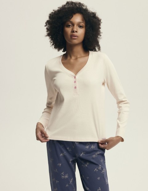 Piżama Delanie 43698 Ecru Henderson Ladies