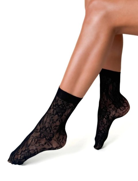 Skarpetki Rosa Stile Nero Veneziana