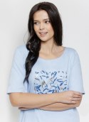 Koszula nocna Valentina Maxi 3573 Niebieska Taro