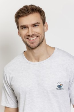 Piżama Gabriel 3576 Szary Melanż Taro