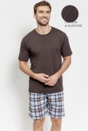 Piżama Marcello 3578 Brązowa Taro