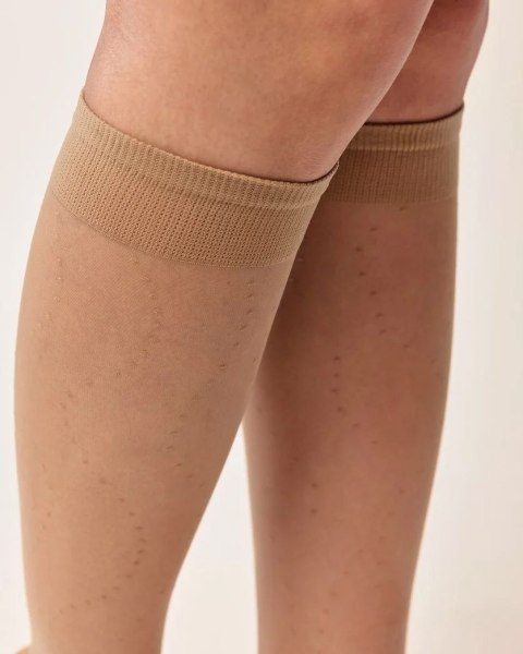 Podkolanówki Agna 1247 Beige Gabriella