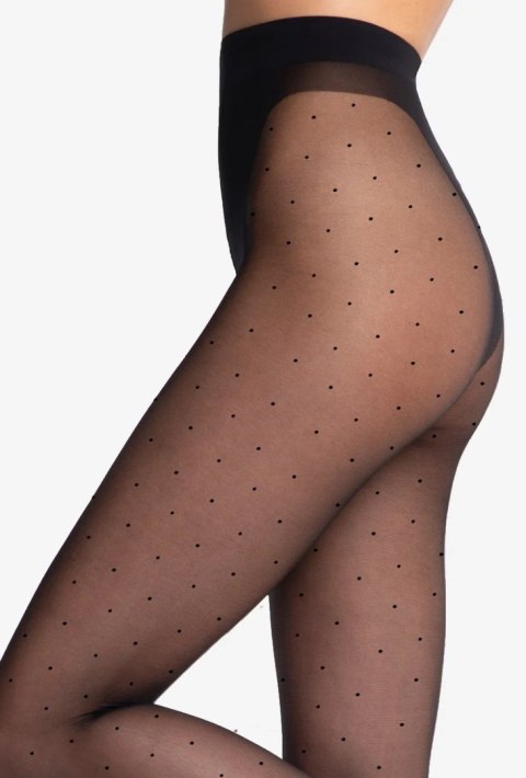 Rajstopy Q-ECO&DOTS 01 Nero Gatta