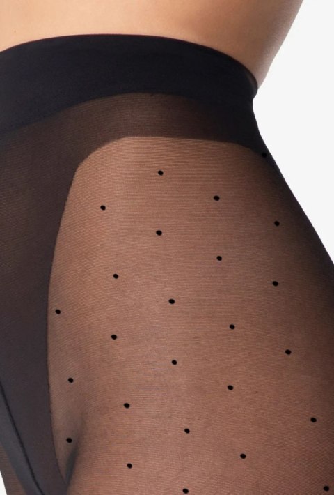 Rajstopy Q-ECO&DOTS 01 Nero Gatta