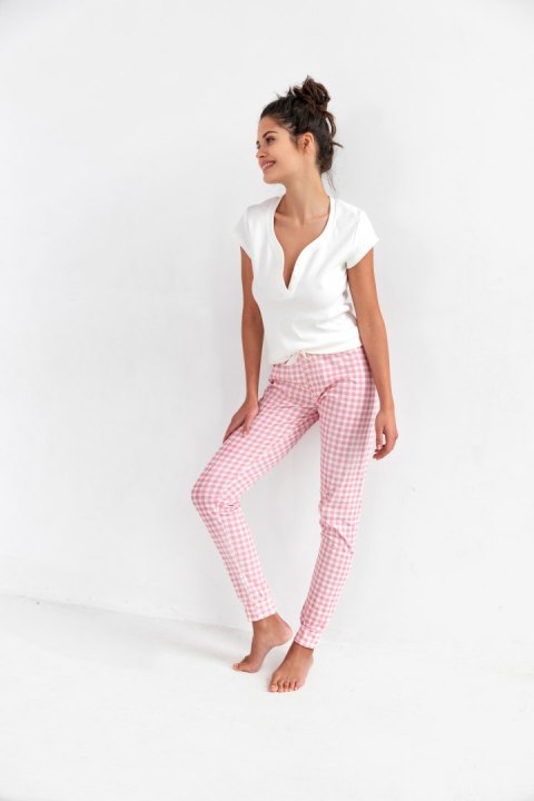 Piżama Anastasia Ecru-Pink XL Piżama Anastasia Ecru-Pink XL