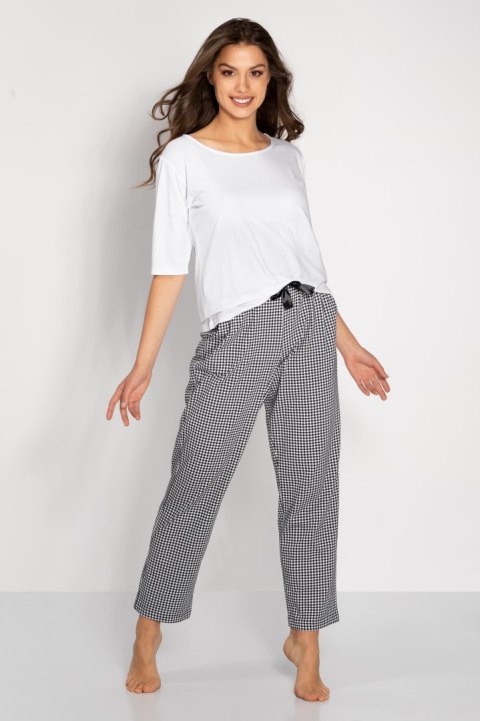 Piżama Alexandra White-Black S Piżama Alexandra White-Black S