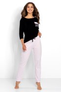 Piżama Ashley Black-Pink M Piżama Ashley Black-Pink M