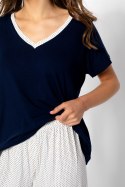 Piżama Cindy Navy-Ecru S Piżama Cindy Navy-Ecru S
