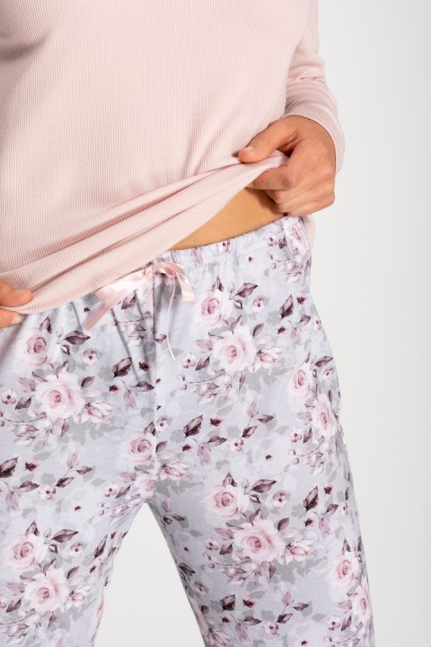 Piżama Margarita Pink-Grey S Piżama Margarita Pink-Grey S