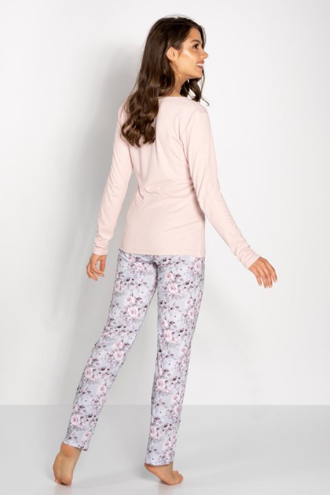 Piżama Margarita Pink-Grey S Piżama Margarita Pink-Grey S