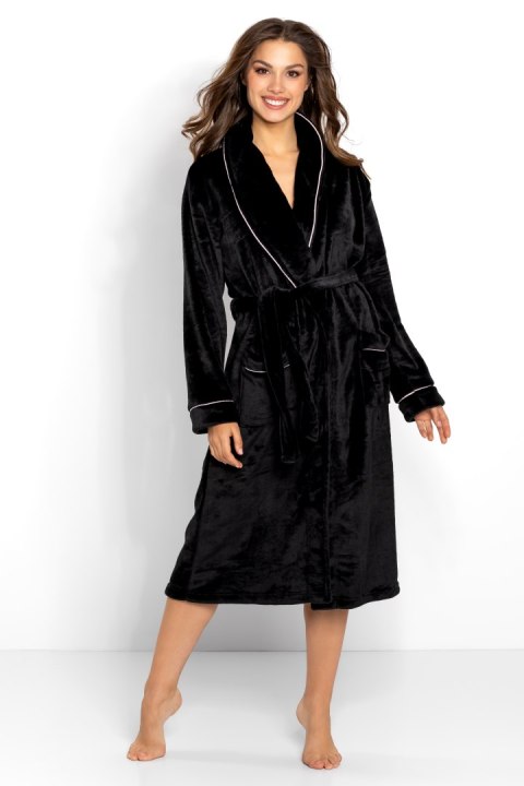 Szlafrok Charlotte Long Black XXL Szlafrok Charlotte Long Black XXL
