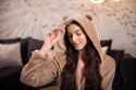 Szlafrok Teddy Beige XL