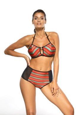 Kostium kąpielowy Syndy Nero-Red M-606 (2) Pomarańczowo-Zielony 38/M