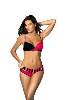 Kostium kąpielowy Tamara Nero-Psycho Red-Nero M-399 (6) Czarno-Czerwony S