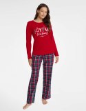 Piżama Glance 40938-33X Czerwona Czerwony S Piżama Glance 40938-33X Czerwona Czerwony S