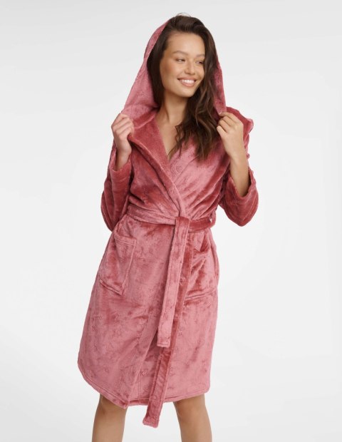 Szlafrok Glossy 41066-39X Różowy Różowy L/XL Szlafrok Glossy 41066-39X Różowy Różowy L/XL