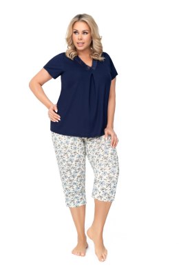 Piżama Aria Plus Dark Blue Granatowy 50