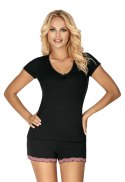Piżama Clara 1/2 Black Czarny 40 Piżama Clara 1/2 Black Czarny 40