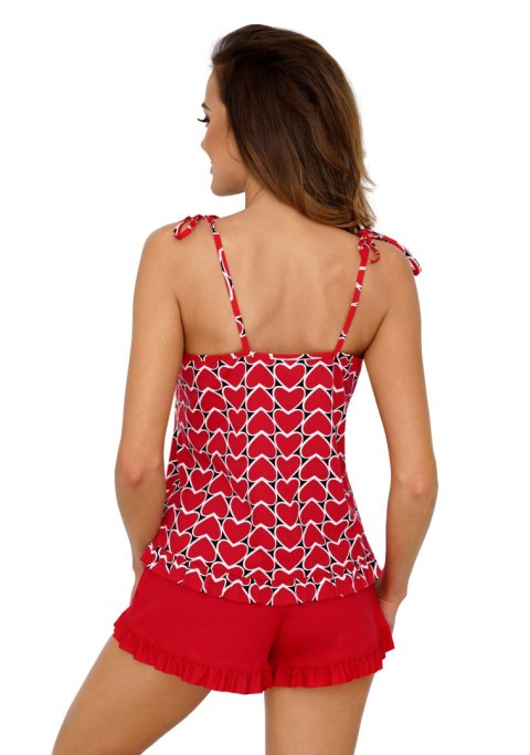 Piżama Love 1/2 Red Czerwony 36 Piżama Love 1/2 Red Czerwony 36
