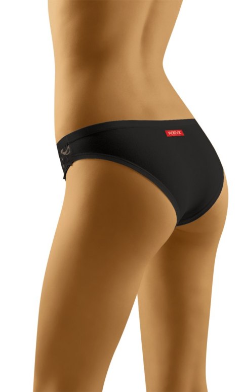 Figi Cushy Soft Czarne Czarny M Wol-Bar Figi Cushy Soft Czarne Czarny M Wol-Bar