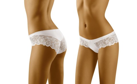 Figi Emma Białe Biały XL Wol-Bar Figi Emma Białe Biały XL Wol-Bar