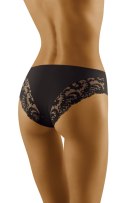 Figi Fara Czarne Czarny XL Wol-Bar Figi Fara Czarne Czarny XL Wol-Bar