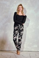 Piżama Charlotte 3232 Czarna Czarny S Taro Piżama Charlotte 3232 Czarna Czarny S Taro