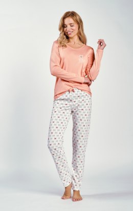 Piżama Polly 3231 Brzoskwiniowa Brzoskwiniowy XL Taro