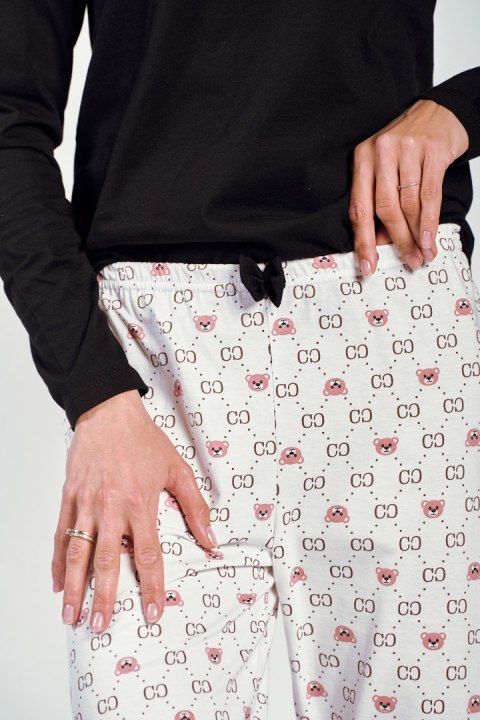 Piżama Polly 3231 Czarna Czarny XL Taro Piżama Polly 3231 Czarna Czarny XL Taro