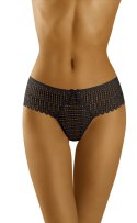 Figi Curanta Czarne Czarny XL Wol-Bar Figi Curanta Czarne Czarny XL Wol-Bar