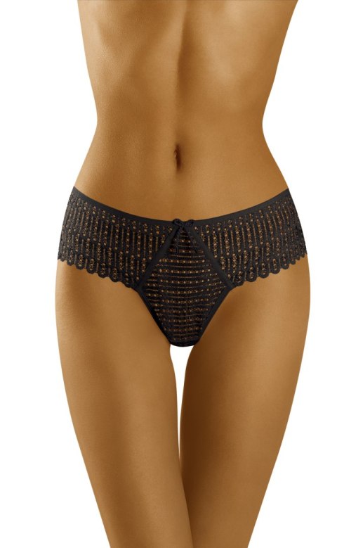 Figi Curanta Czarne Czarny XL Wol-Bar Figi Curanta Czarne Czarny XL Wol-Bar
