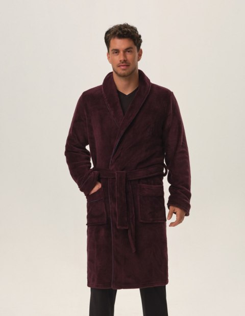 Szlafrok Hustle 41935-93X Bordowy Bordowy XXL Henderson Szlafrok Hustle 41935-93X Bordowy Bordowy XXL Henderson