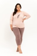 Piżama Jane 3289 Brzoskwiniowa Brzoskwinia XXXL Taro Piżama Jane 3289 Brzoskwiniowa Brzoskwinia XXXL Taro