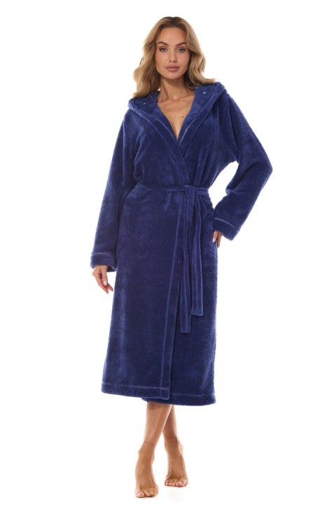 Szlafrok Night Long 2412 Navy Navy S L&L Szlafrok Night Long 2412 Navy Navy S L&L