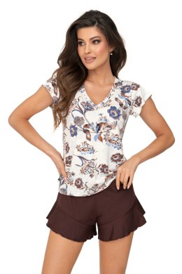 Piżama Naomi 1/2 Brown Brown 42 Donna
