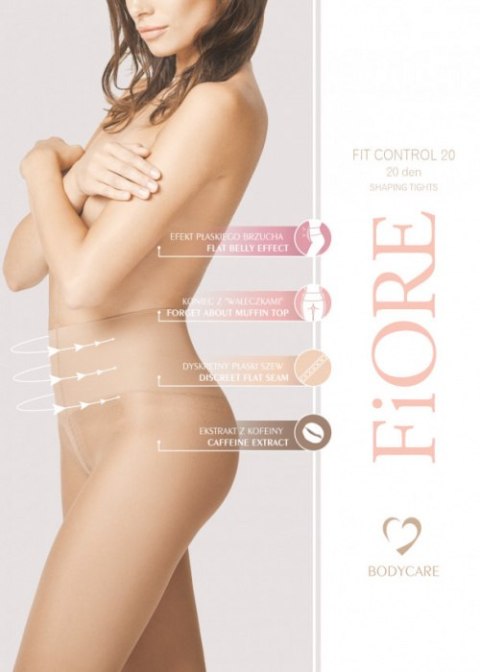 Rajstopy Fit Control 20 M5204 Light Natural 4 Fiore Rajstopy Fit Control 20 M5204 Light Natural 4 Fiore