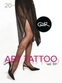 Rajstopy Tattoo 07 Nero Nero 5 Gatta Rajstopy Tattoo 07 Nero Nero 5 Gatta