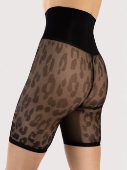Shorty Cristina 30 Den Black Black 3/4 Fiore