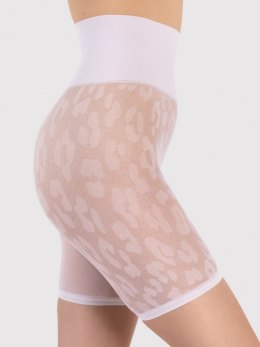 Shorty Cristina 30 Den White White 1/2 Fiore