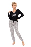 Piżama Pantera Long Black Black 38 Donna Piżama Pantera Long Black Black 38 Donna