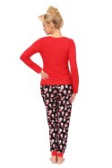 Piżama Santi Long Red Red 38 Donna Piżama Santi Long Red Red 38 Donna