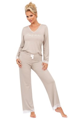 Piżama Simply Long Beige Beige 44 Donna