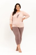 Piżama Jane 3289 Brzoskwiniowa Brzoskwinia XXL Taro Piżama Jane 3289 Brzoskwiniowa Brzoskwinia XXL Taro