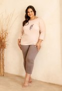 Piżama Jane 3289 Brzoskwiniowa Brzoskwinia XXL Taro Piżama Jane 3289 Brzoskwiniowa Brzoskwinia XXL Taro